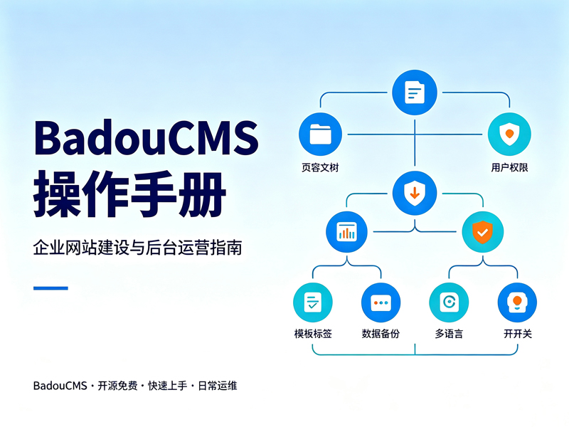 BadouCMS操作手册